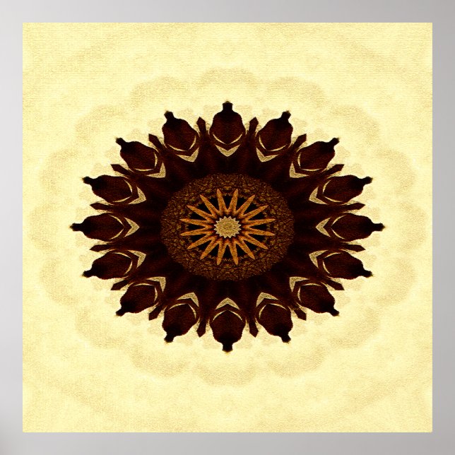 Fall Flower Mandala...... Poster (Framsidan)