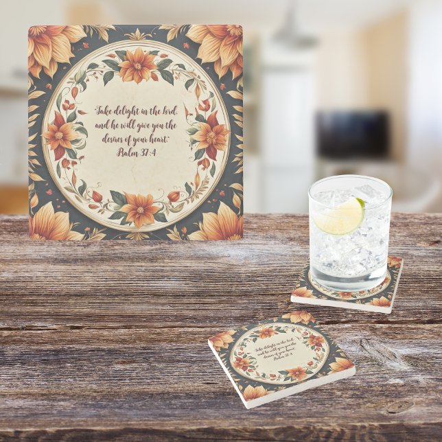 Fall Flower Ram Anpassade, , verse Stenunderlägg (Skapare uppladdad)