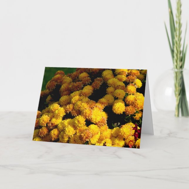 Fall Flowers Kort (Framsida)