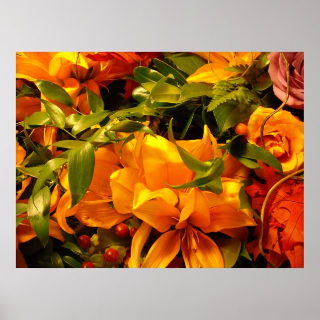 Fall Flowers Poster (Framsidan)