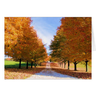 Fall Foliage Card OBS Kort