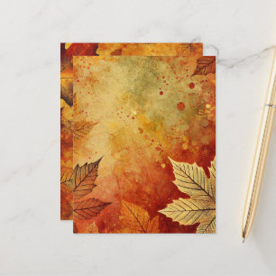Fall Foliage Distress Bläck-skrapbok Papper