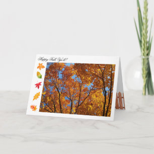 Fall Foliage/Golden Gult/Lycklig Fall Y'all Kort
