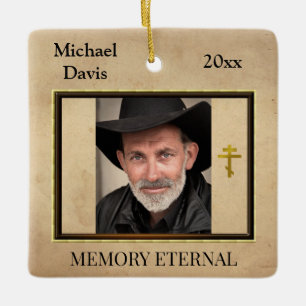 Fall Foliage Ortoodox Christian Funeral Julgransprydnad Keramik