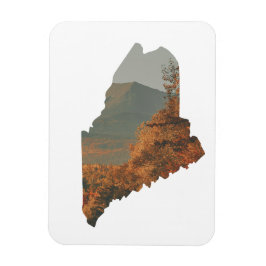 Fall Foliage på Katahdin i Maine Magnet