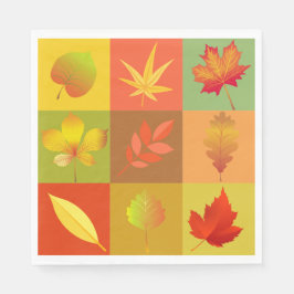 Fall Foliage Pappersservett
