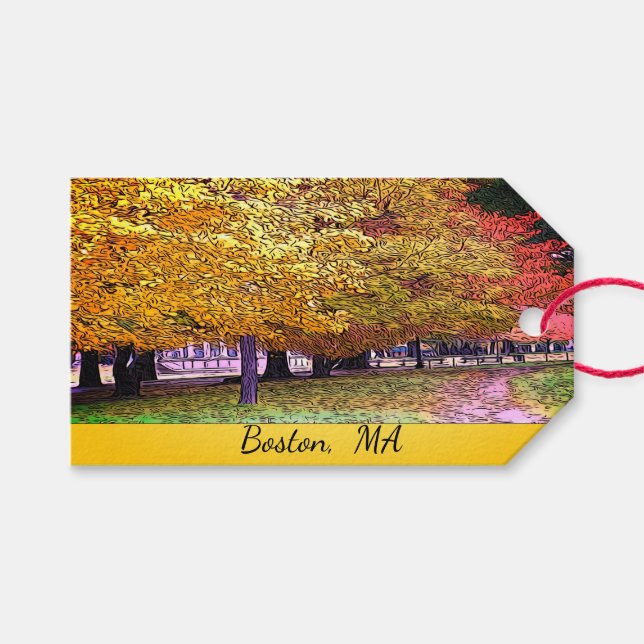 Fall Foliage Presentetikett (Framsidan (Horisontell))