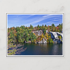 Fall Foliage runt Sjö Minnewaska Vykort
