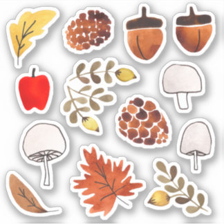 Fall Foliage Stickers Klistermärken