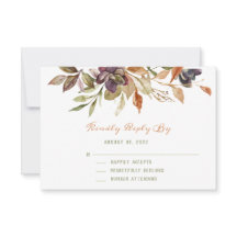 Fall Foliage & Succulent Watercolor OSA