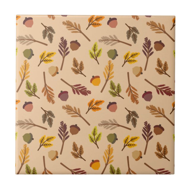 Fall Foliage Tile Kakelplatta (Framsidan)