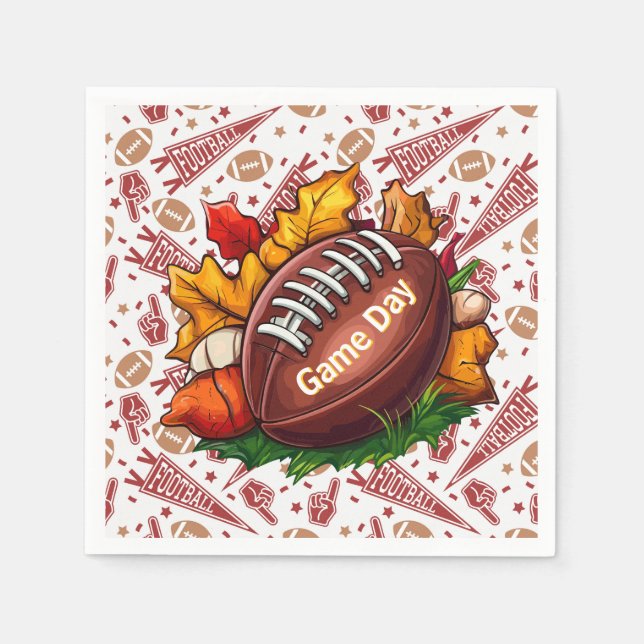 Fall Football Season Paper  Pappersservett (Framsidan)