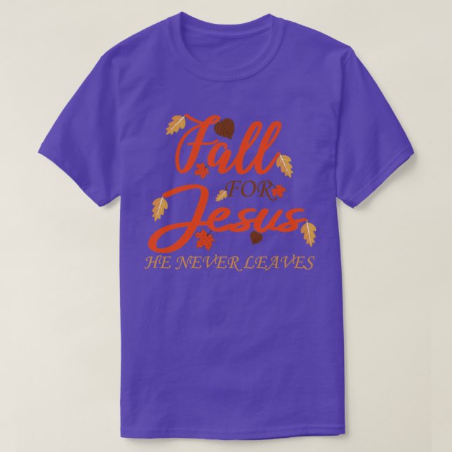Fall för Jesus1 T Shirt (Design framsida)