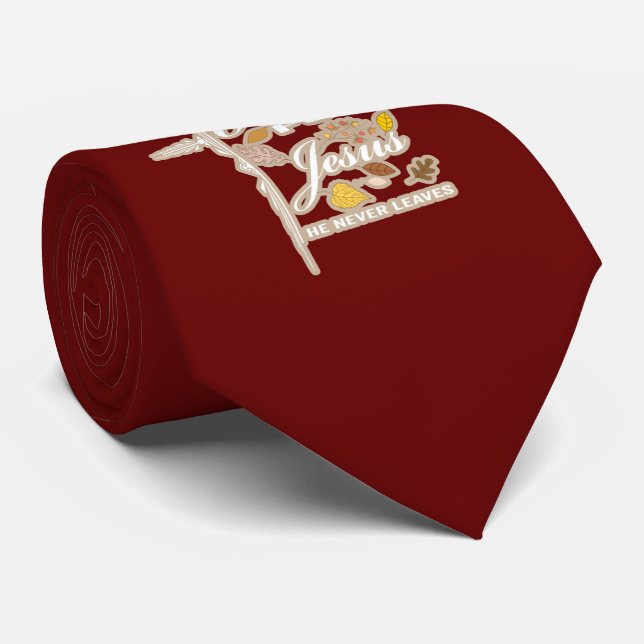 Fall för Jesus han aldrig lämnar Slips (Rullad)