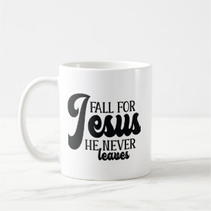 Fall för Jesus Han Lämnar aldrig Kaffemugg
