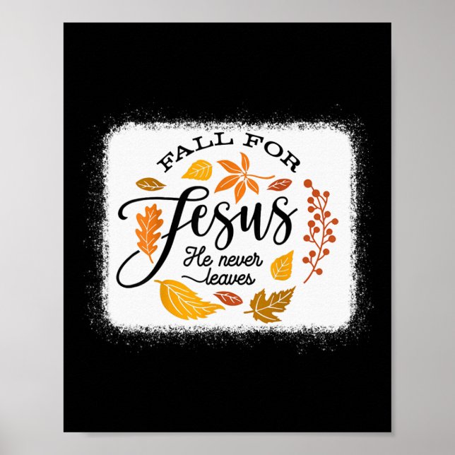 Fall för Jesus Han Lämnar aldrig Poster (Framsidan)