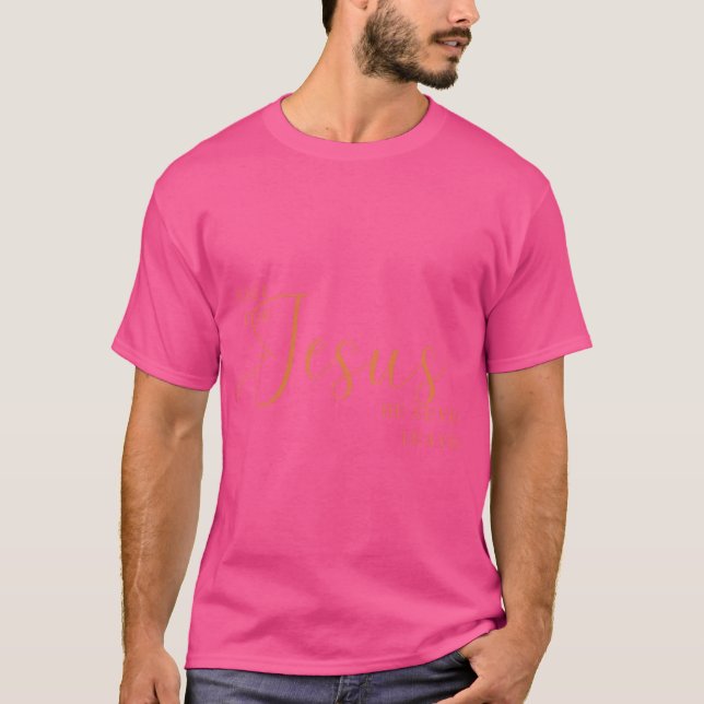 FALL FÖR JESUS HAN ÖVERGIVR ALDRIG T SHIRT (Framsida)