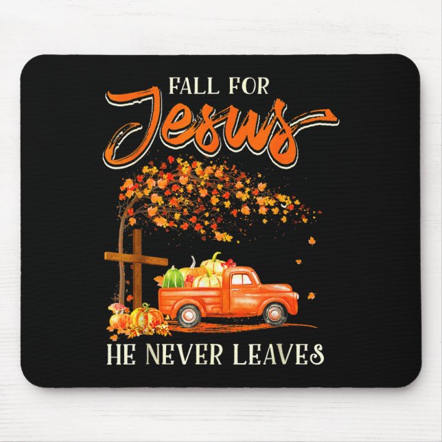 Fall For Jesus He Never Leaves Pumpkin Truck Thank Musmatta (Framsidan)