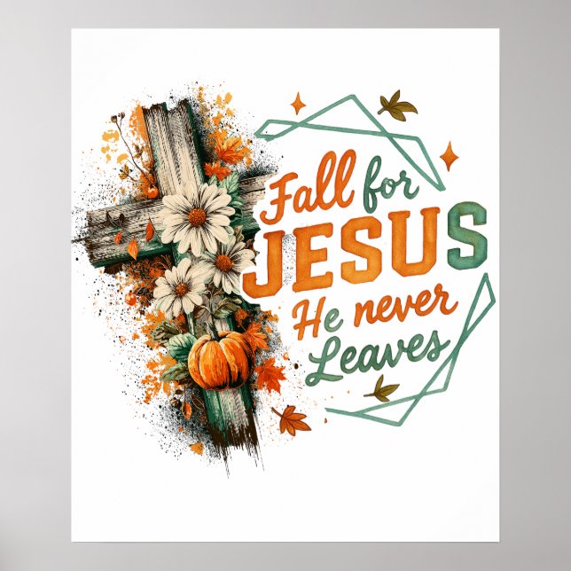 Fall för Jesus... Poster (Framsidan)