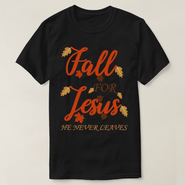 Fall för Jesus T Shirt (Design framsida)