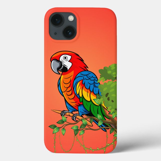 Fall för Tropical Phone-parrot (Baksida)