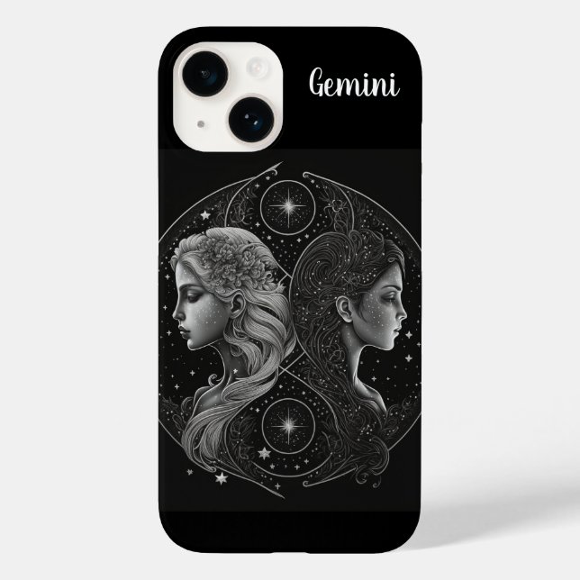 Fall för zodiac-tecken, personligens telefonfodral (Baksida)