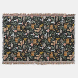 Fall Forest Forager Mysigt upphettning Filt