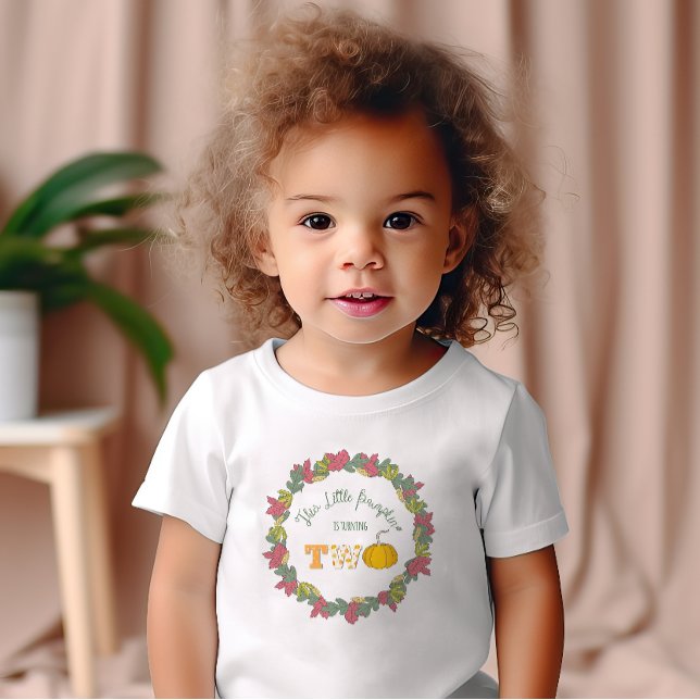 Fall Forest Friends 2:a födelsedagen T-Shirt (Skapare uppladdad)