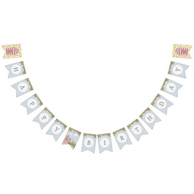 Fall Forest Friends Birthday Vimplar (Alla)