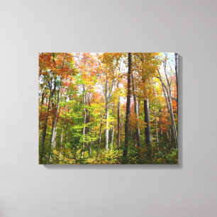 Fall Forest I Landscape Fotography Autumn Canvastryck