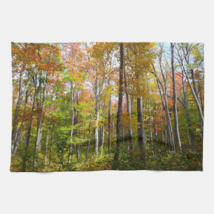 Fall Forest I Landscape Fotography Autumn Kökshandduk