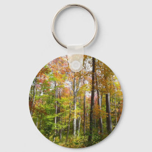 Fall Forest I Landscape Fotography Autumn Nyckelring