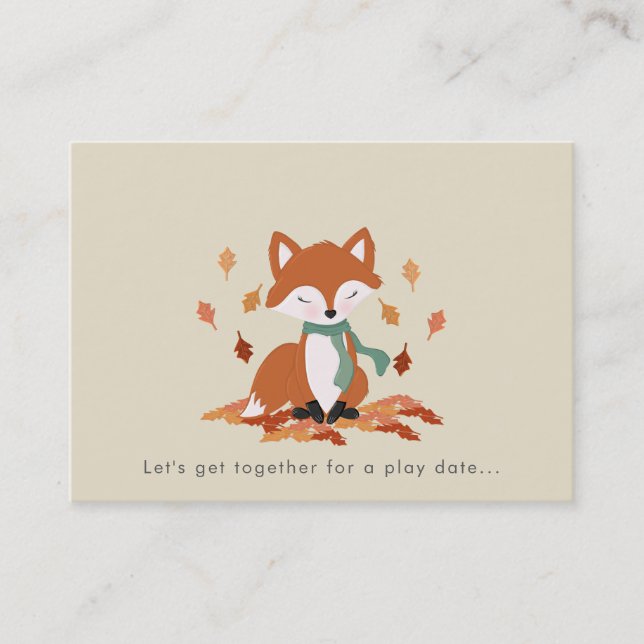 Fall Fox Woodland Birthday (Framsida)