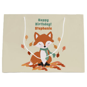 Fall Fox Woodland Birthday