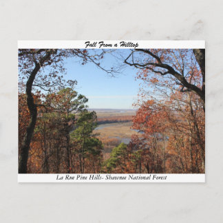 Fall från en Hilltop Vykort
