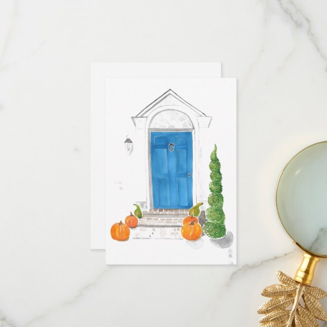 Fall från hemmet tack kort (Fram/Back In Situ)