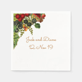 Fall Fruit Napkins Pappersservett