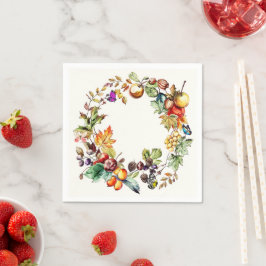 Fall Frukt och fjäril, Papper andedräkt Pappersservett