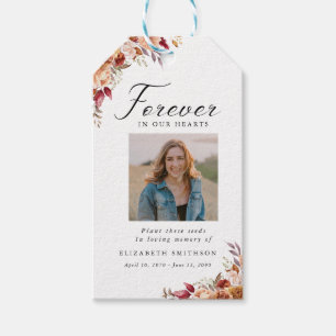 Fall Funeral Forever i Hearts Dikt Prayer Presentetikett