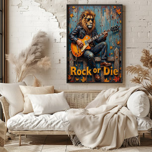 Fall Fusion: Lejon's Grunge Anthem Poster
