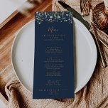 Fall Garden Wildblomsminimalistisk middag Meny<br><div class="desc">Det här minsta menykortet för trädgårdsblommor är perfekt för ett bröllop. Utformningen har handmålade blommor av rosa,  ,  ro och lila med fjärilar. Den här menyn kan användas för bröllopsmottagning,  repetitionsmiddag,  möhippa eller vad som helst.</div>