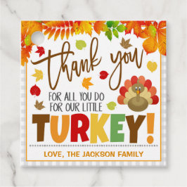 Fall Gift-Märkre Gåvor Etiketter