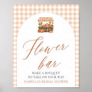 Fall Gingham färsk från Pub utan marknadsflöde Poster