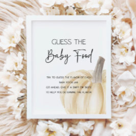 Fall gissa att Baby-matvisaren Poster. Poster
