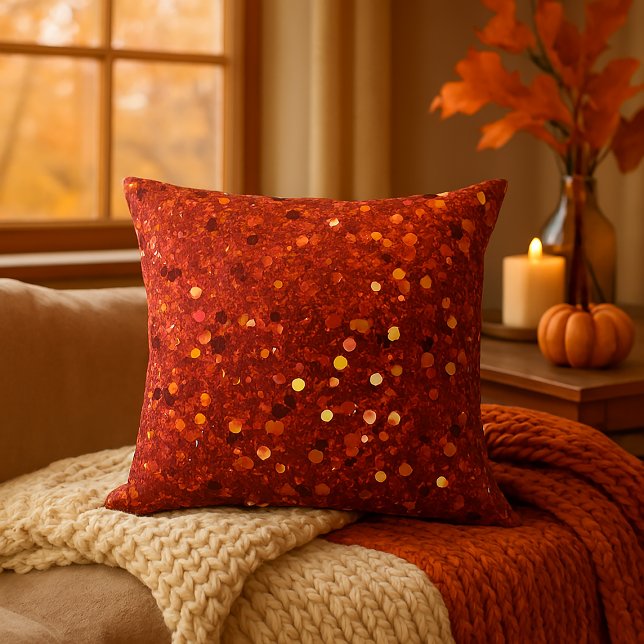Fall Glitter Dekorativ kudde - Gnistra ditt space! (Skapare uppladdad)