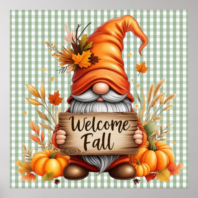Fall Gnome Poster (Framsidan)