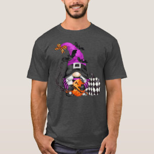 Fall Gnome Pumpkin Plade Autumn Halloween T Shirt
