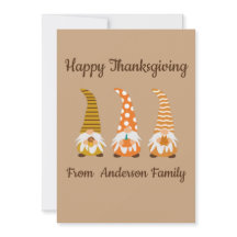 Fall Gnomes Happy thanksgiving