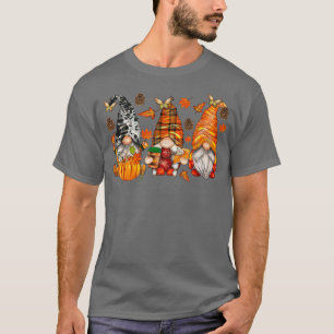 Fall Gnomes Westerna Land höstreplansvibe T Shirt