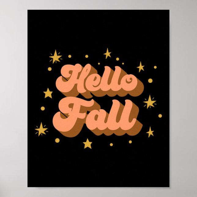 Fall Graphic Tees - Hej Fall Poster (Framsidan)